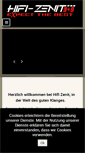 Mobile Screenshot of hifi-zenit.de